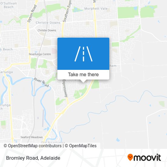 Bromley Road map