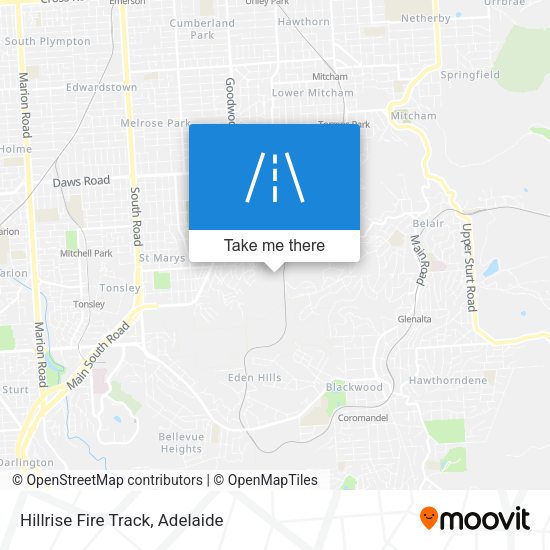 Hillrise Fire Track map