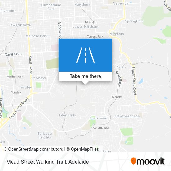 Mead Street Walking Trail map