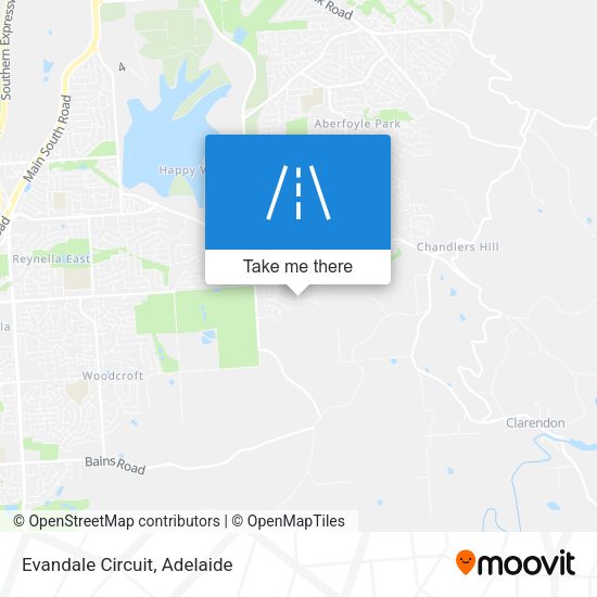 Evandale Circuit map