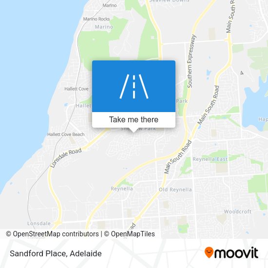 Sandford Place map