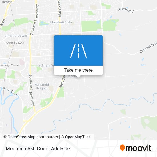 Mountain Ash Court map