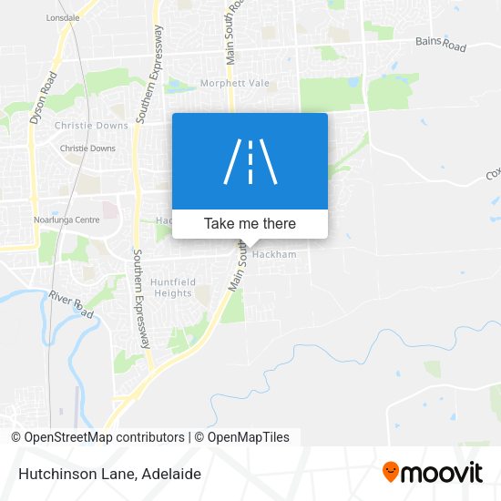 Hutchinson Lane map