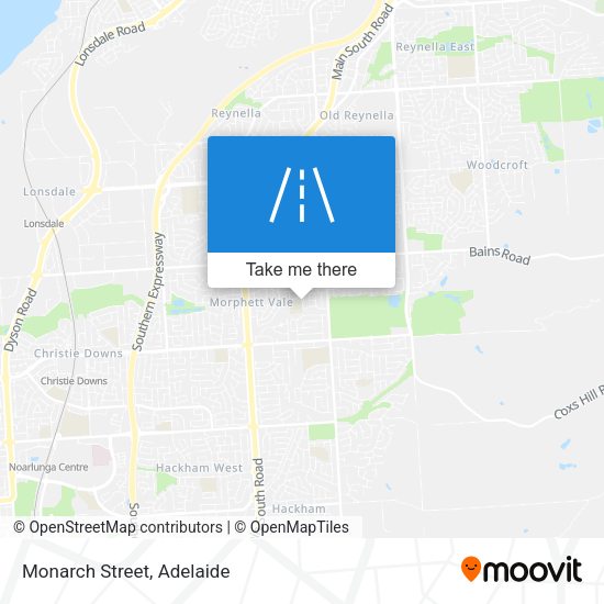 Monarch Street map