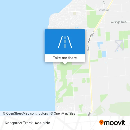Kangaroo Track map