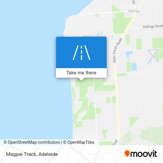 Magpie Track map