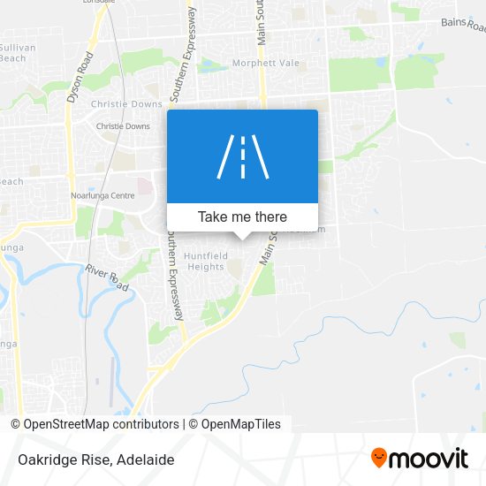Oakridge Rise map