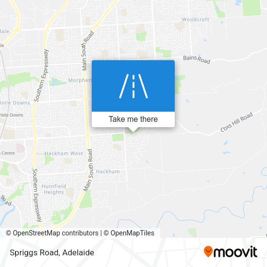 Spriggs Road map