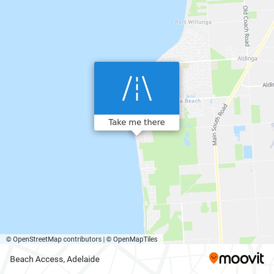 Beach Access map
