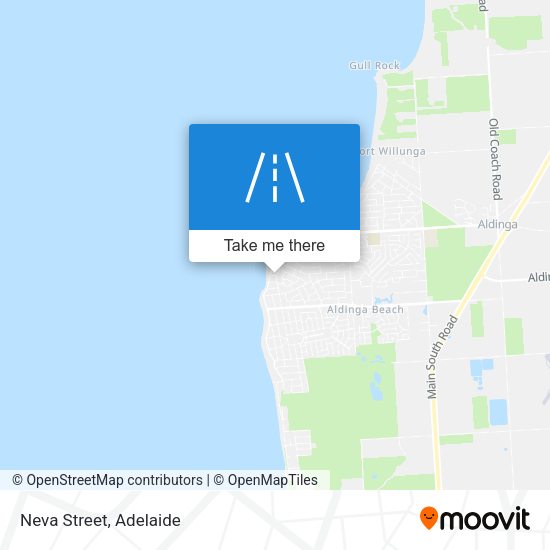 Neva Street map