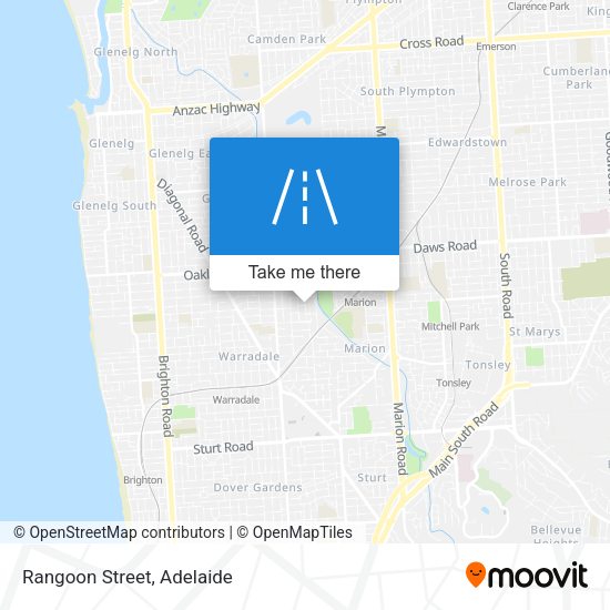 Rangoon Street map
