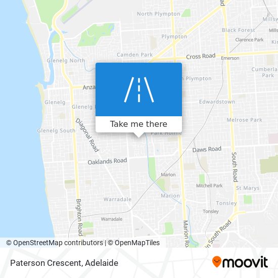 Paterson Crescent map