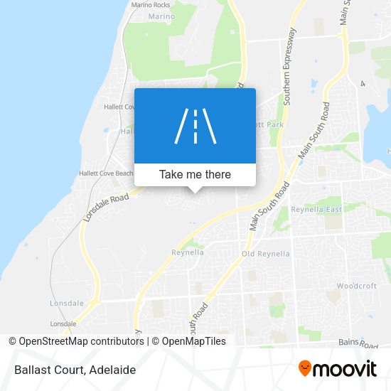 Ballast Court map