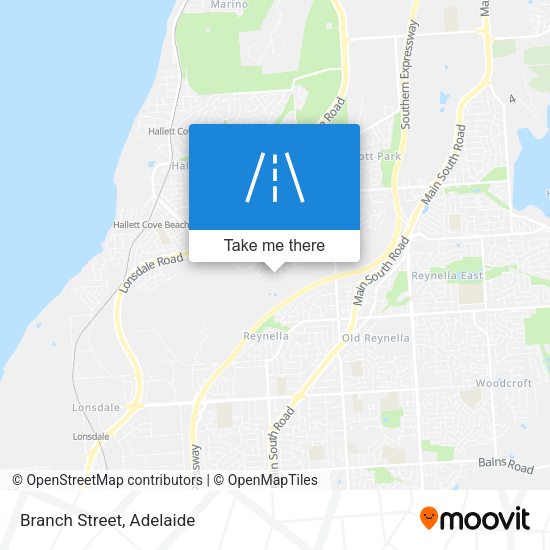 Branch Street map