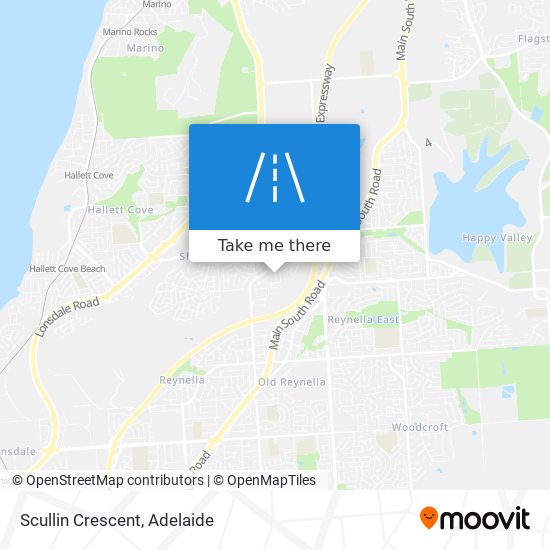 Scullin Crescent map