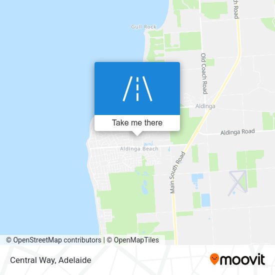 Central Way map