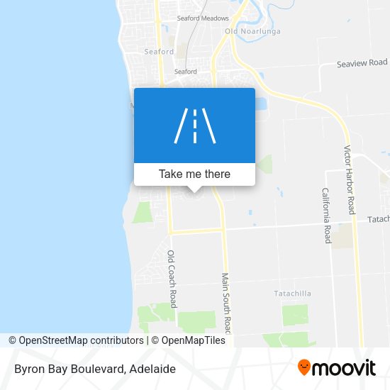 Byron Bay Boulevard map