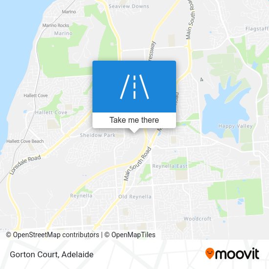 Gorton Court map