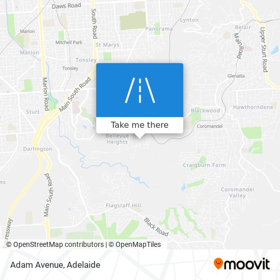 Adam Avenue map