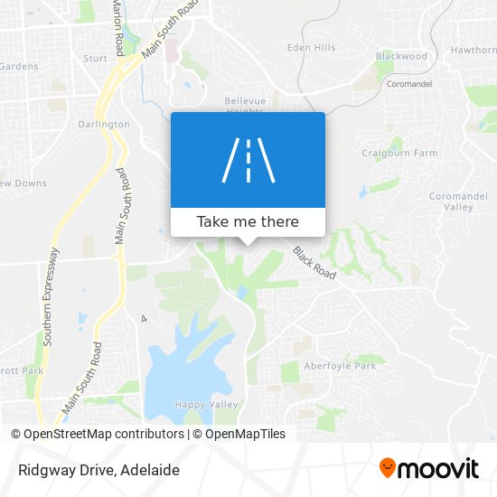 Ridgway Drive map