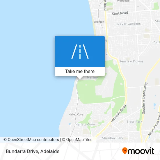 Bundarra Drive map