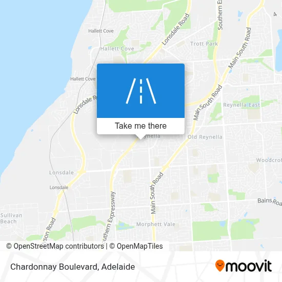 Chardonnay Boulevard map