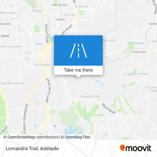 Lomandra Trail map