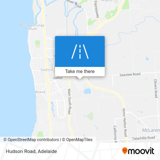 Hudson Road map