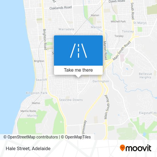 Hale Street map