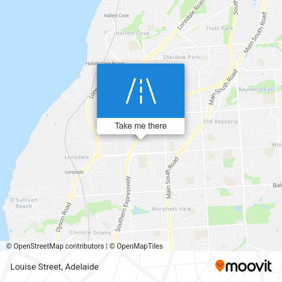 Louise Street map