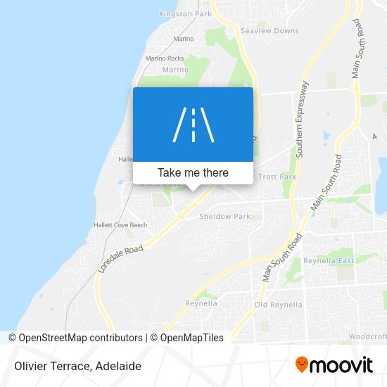 Olivier Terrace map