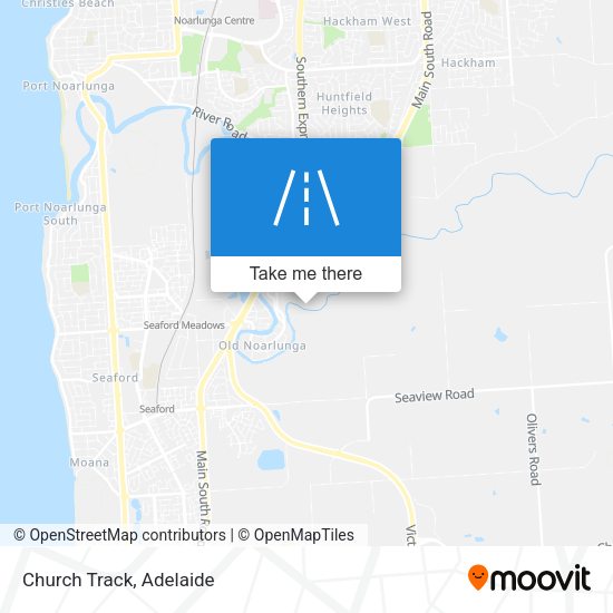 Church Track map