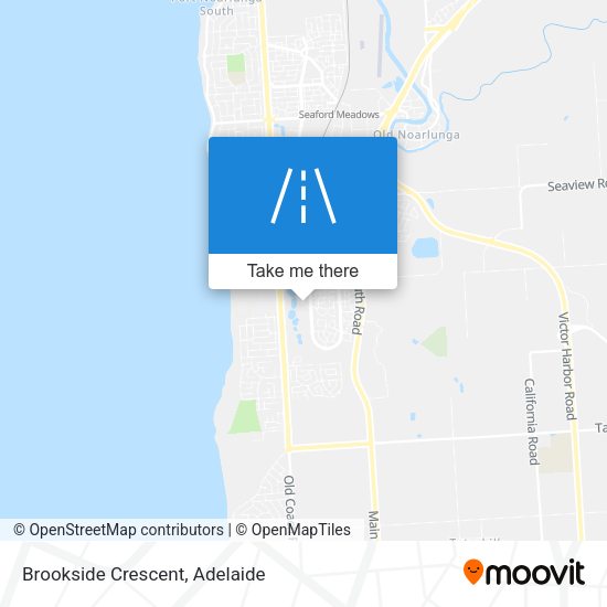 Brookside Crescent map