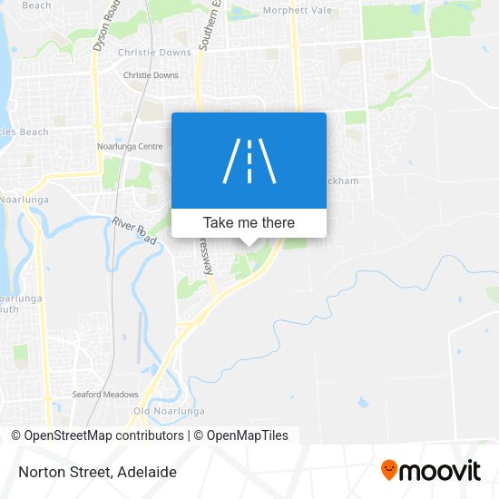 Norton Street map