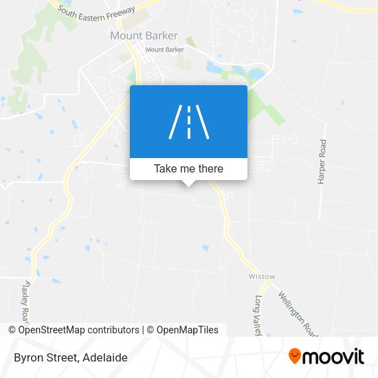Byron Street map