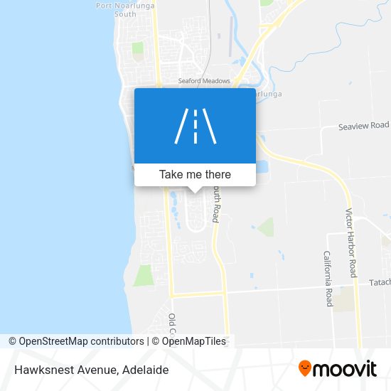 Hawksnest Avenue map