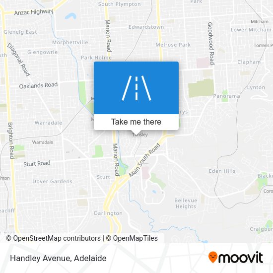 Handley Avenue map