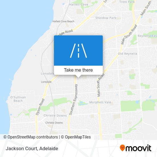 Jackson Court map