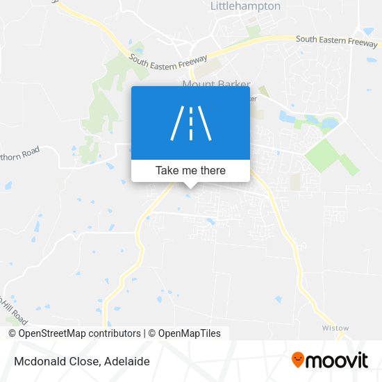 Mcdonald Close map