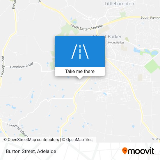 Burton Street map