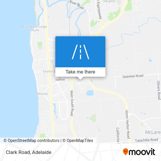 Clark Road map