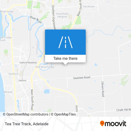 Tea Tree Track map