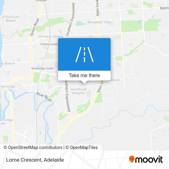 Lorne Crescent map