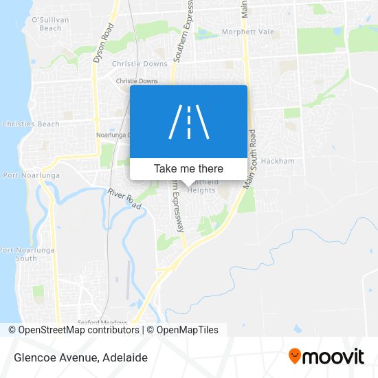 Glencoe Avenue map