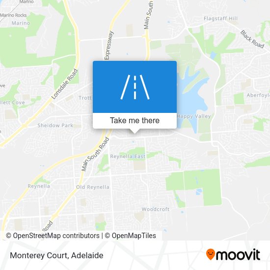 Monterey Court map