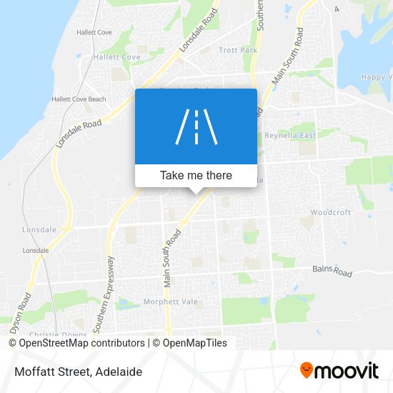 Moffatt Street map