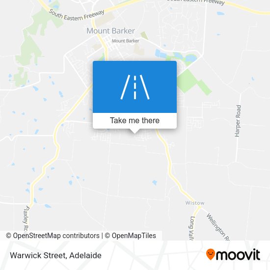 Warwick Street map