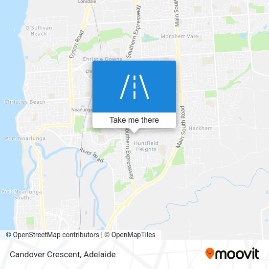 Candover Crescent map