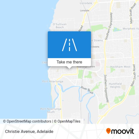 Christie Avenue map