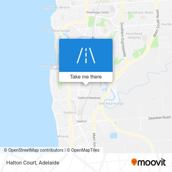 Halton Court map